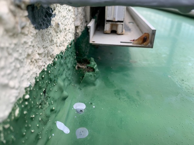 バルコニー土間、立上り